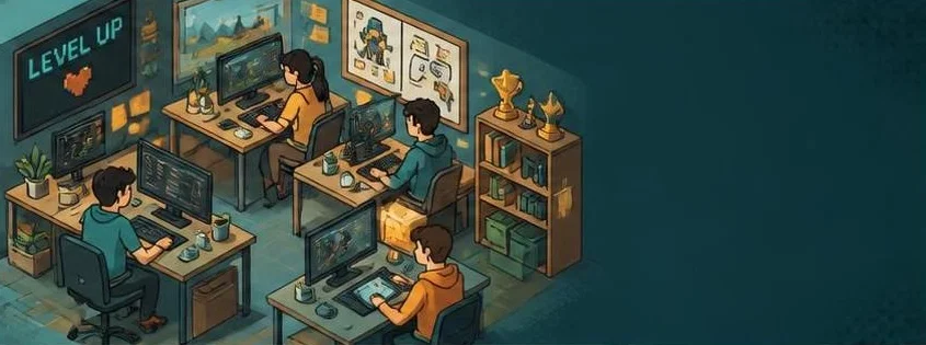 The GuruKnight team at work on upcoming products